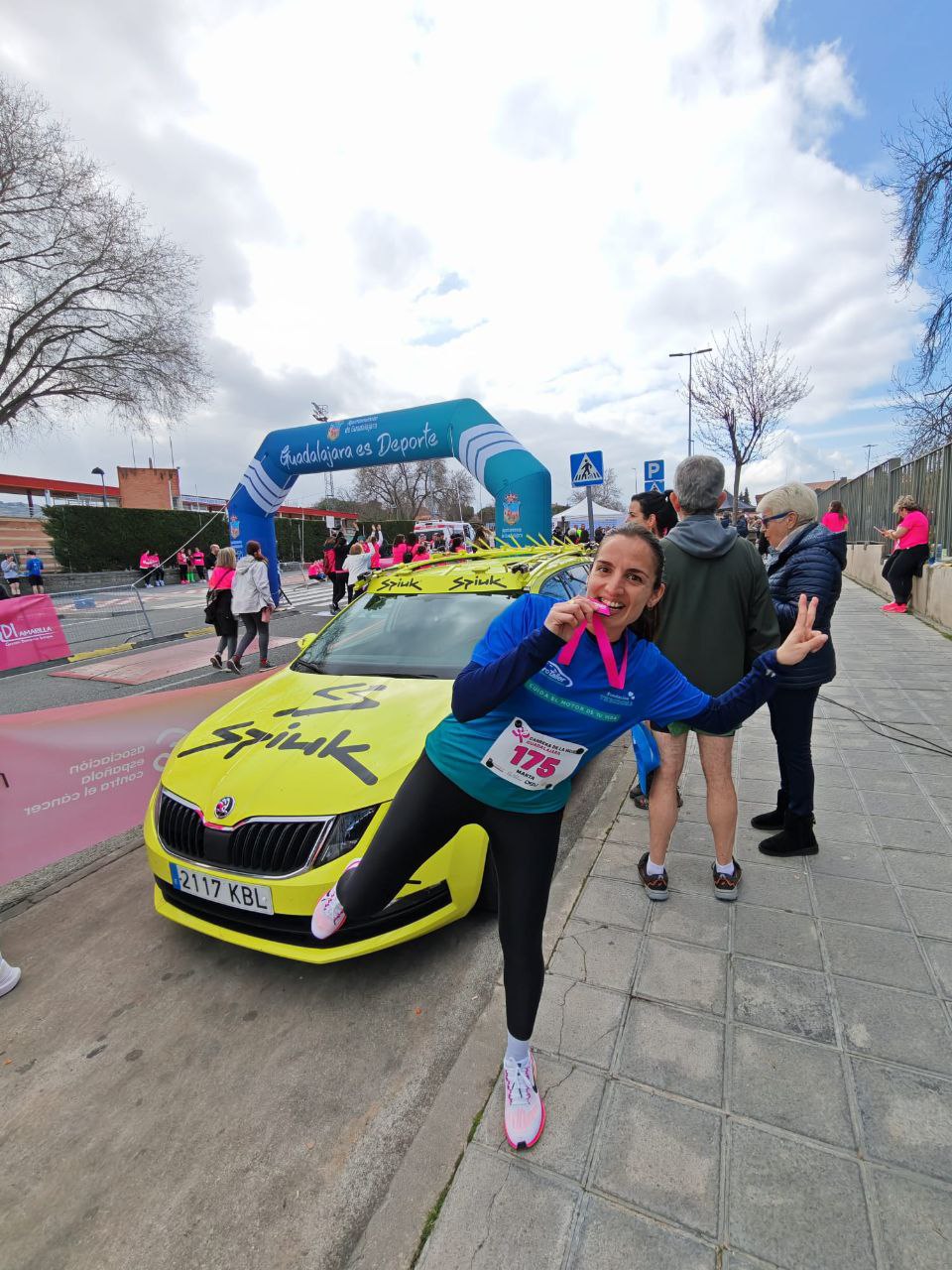Marta Domínguez suma 5K a KmXSonrisas en la I Carrera de la Mujer de Guadalajara