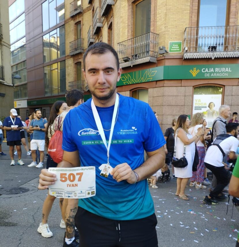 Iván Gabarre se estrena en Kilómetros por Sonrisas con la 5K Ciudad de Huesca