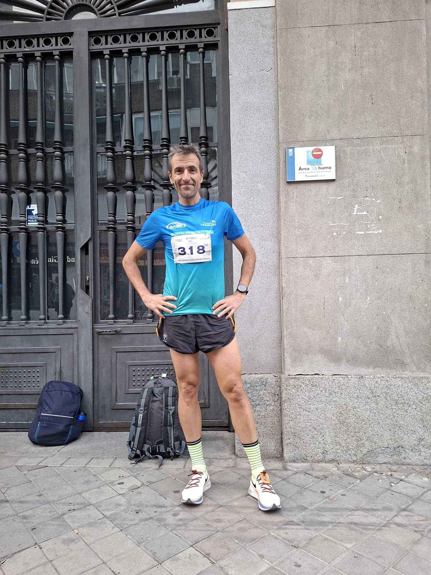 Kilómetros por Sonrisas vuelve a Madrid con Óscar Casado en la Carrera Popular de Tetuán