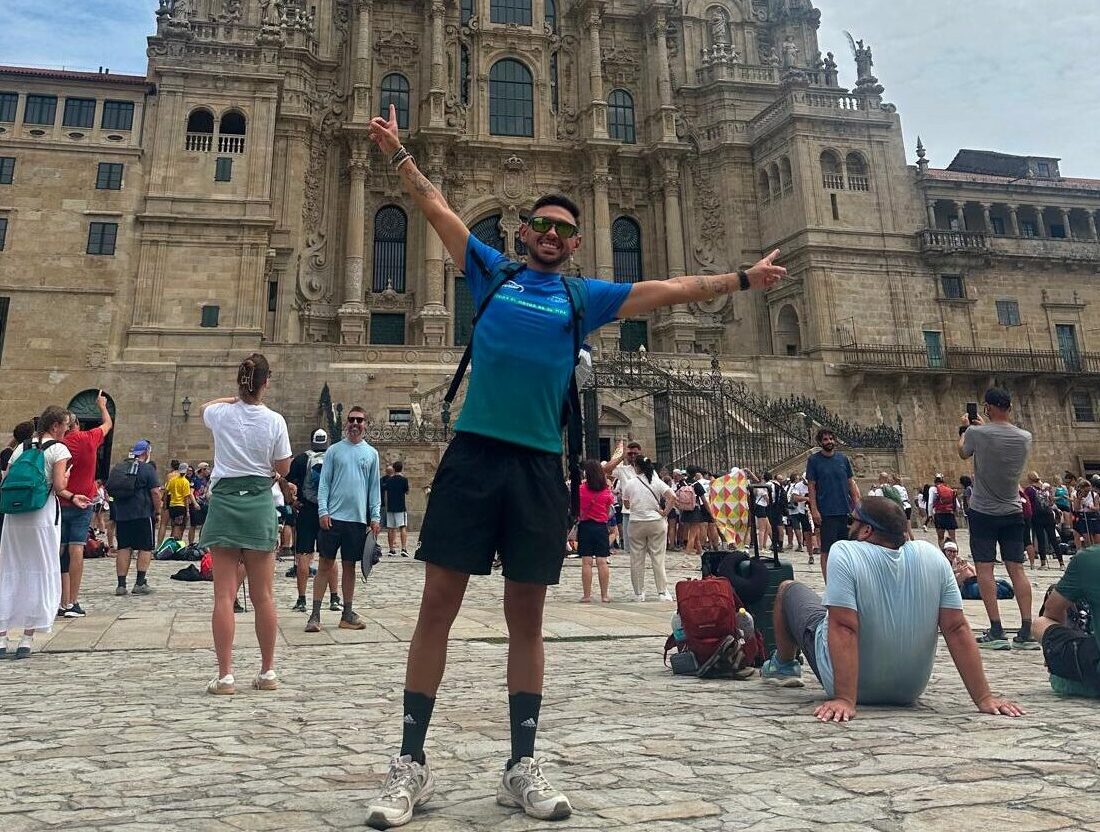 Gonzalo Escudero convierte el Camino de Santiago francés en nuevos Kilómetros por Sonrisas