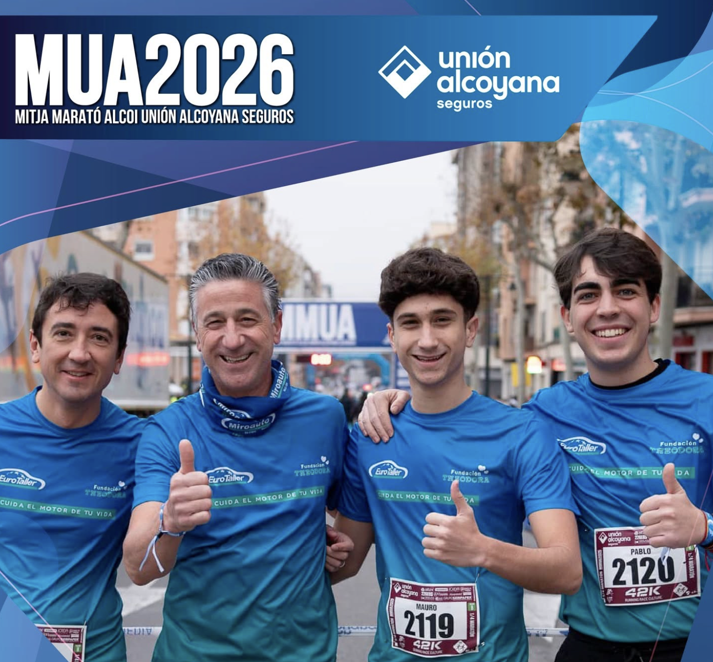 Cuatro corredores, una empresa y 10,548 kilómetros para que Miroauto vuelva a sumar Kilómetros por Sonrisas