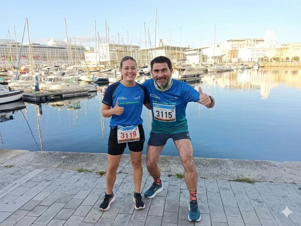 El equipo de EuroTaller Theodora Coruña firma 20 kilómetros más con Ainhoa Mosteiro y Carlos Pazos