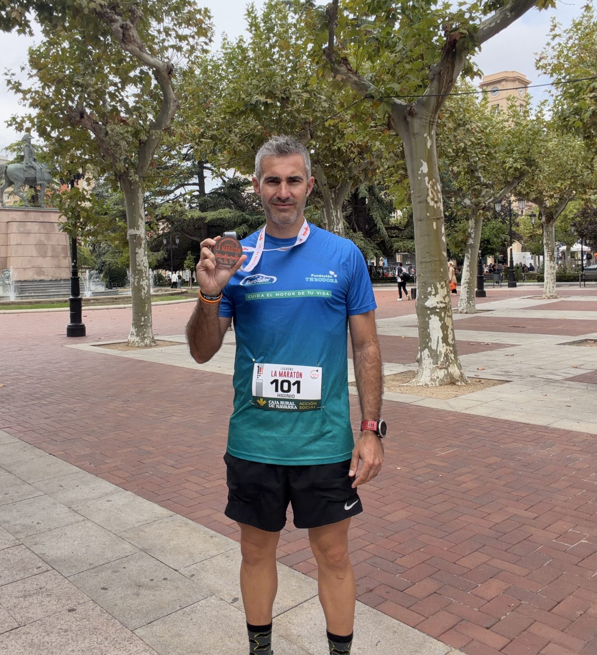 Higinio Blanco dobla la apuesta en Logroño: de la media maratón a 42 Kilómetros por Sonrisas