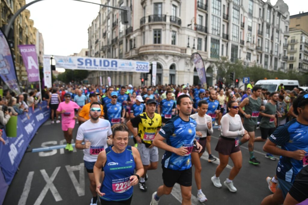 Susana Cepa cambia los guantes por las zapatillas de running en la Media Maratón de Valladolid